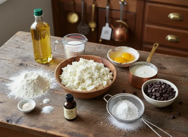 Ricotta Zeppole (Italian-American Fried Dough) — Ingredients view