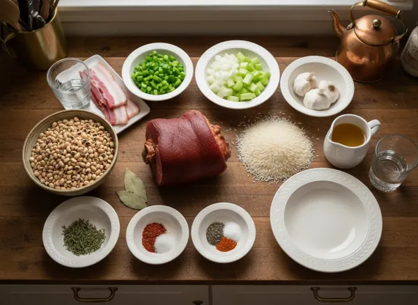 Traditional Southern Hoppin' John — Ingredients view