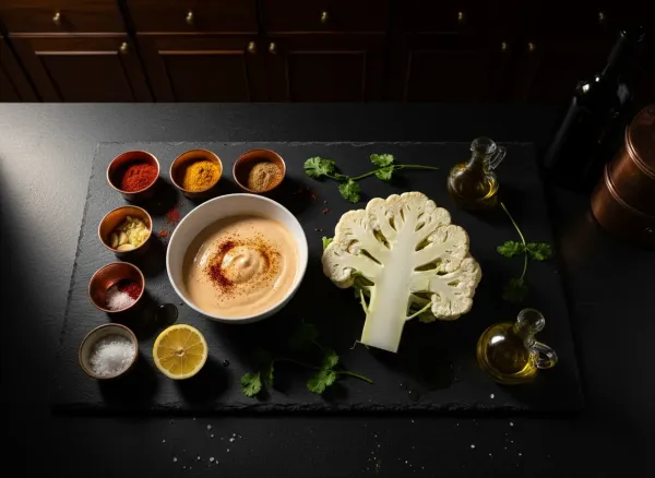 Tandoori-Spiced Cauliflower Steaks — Ingredients view