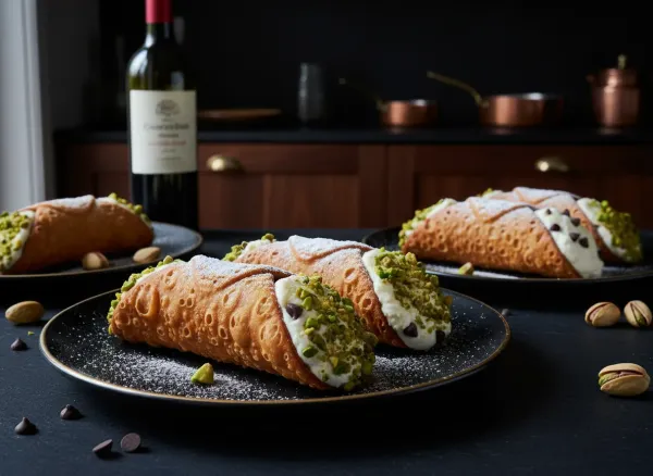 Classic Sicilian Cannoli