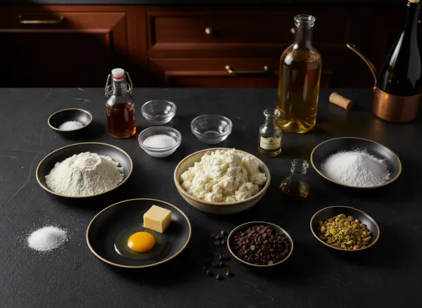 Classic Sicilian Cannoli — Ingredients view