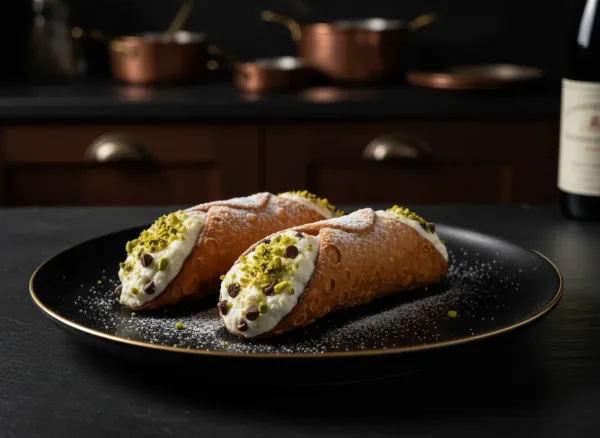 Classic Sicilian Cannoli — Alternate view