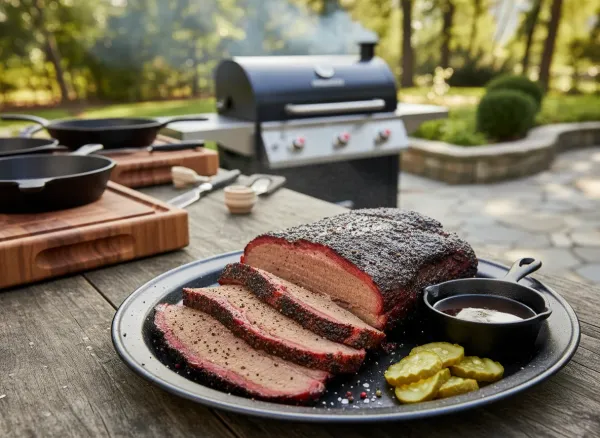 Authentic Texas-Style Smoked Beef Brisket