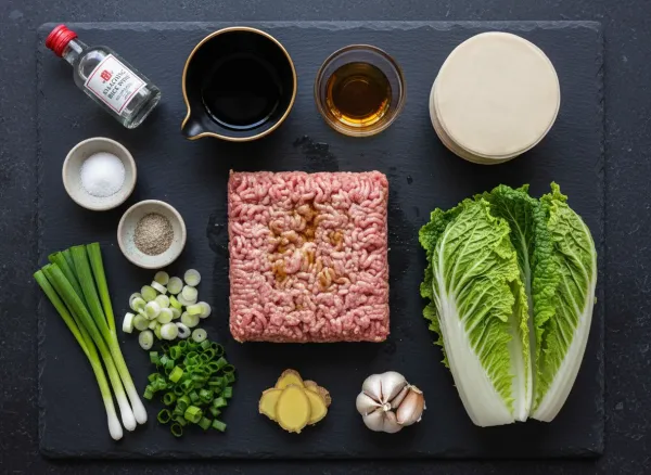 Classic Pork Potstickers — Ingredients view