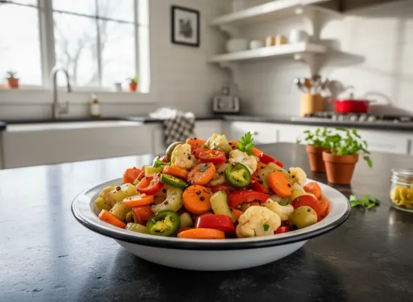 Homemade Chicago-Style Spicy Giardiniera