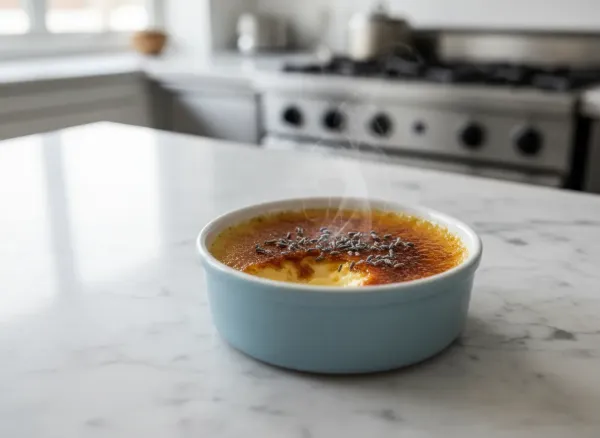 Lavender Honey Crème Brûlée