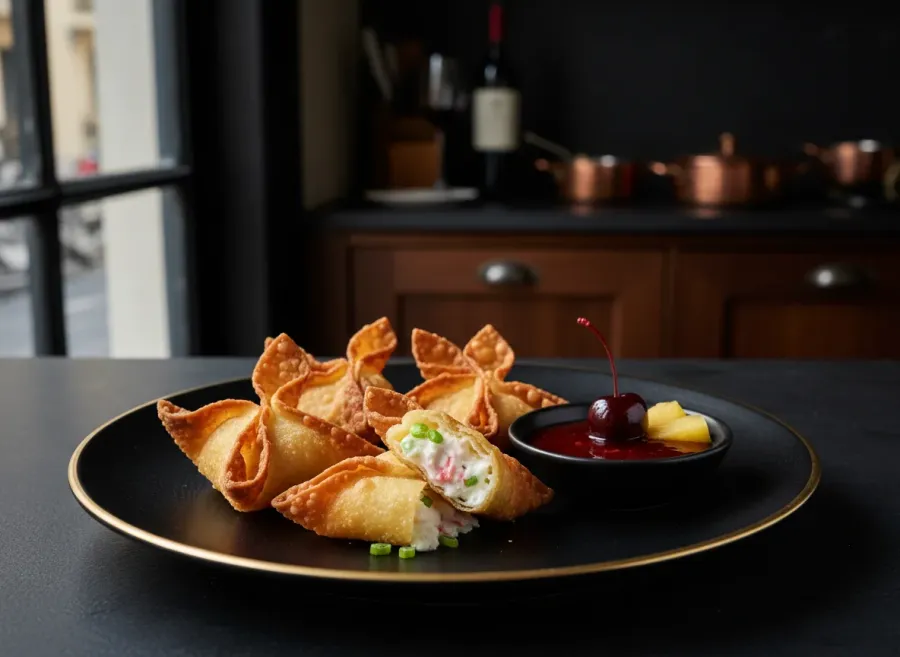 Classic Homemade Crab Rangoon