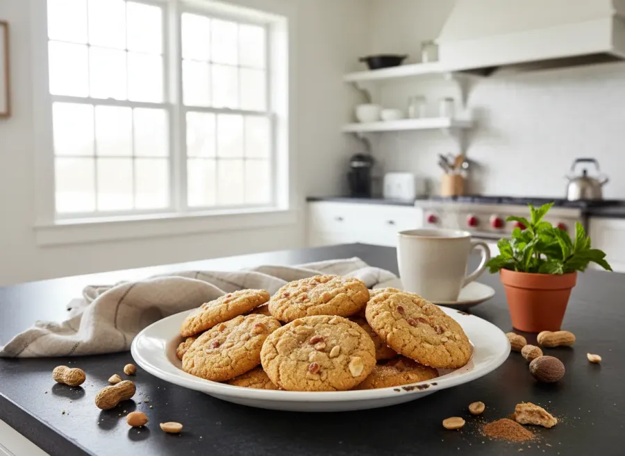 West African-Style Crunchy Peanut Cookies