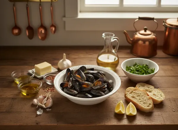 Cozze alla Marinara — Ingredients view