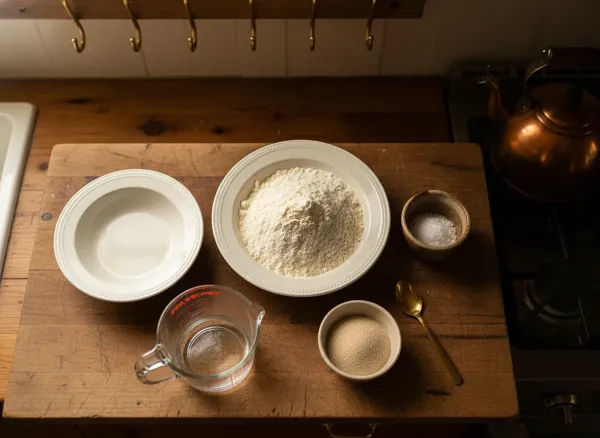 No-Knead Dutch Oven Bread — Ingredients view