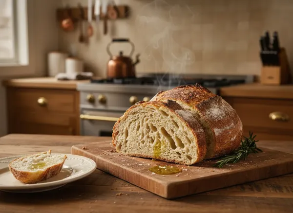 No-Knead Dutch Oven Bread — Alternate view