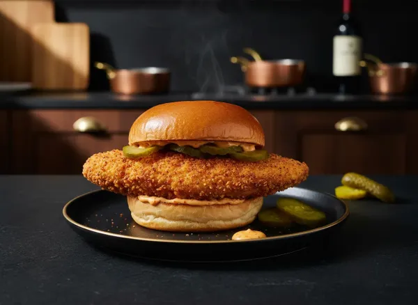 Louisiana-Style Spicy Chicken Sandwich — Alternate view