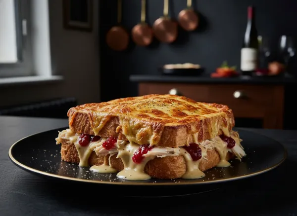 Thanksgiving Leftover Croque Monsieur