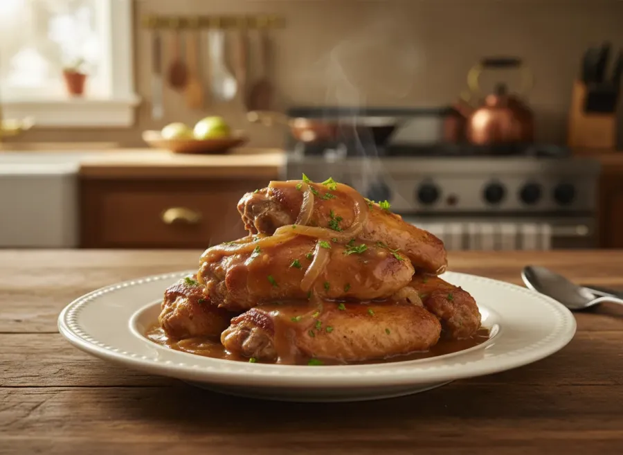 Classic Smothered Turkey Wings