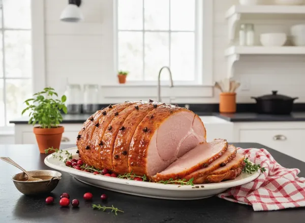 Classic Glazed Spiral-Sliced Ham — Alternate view