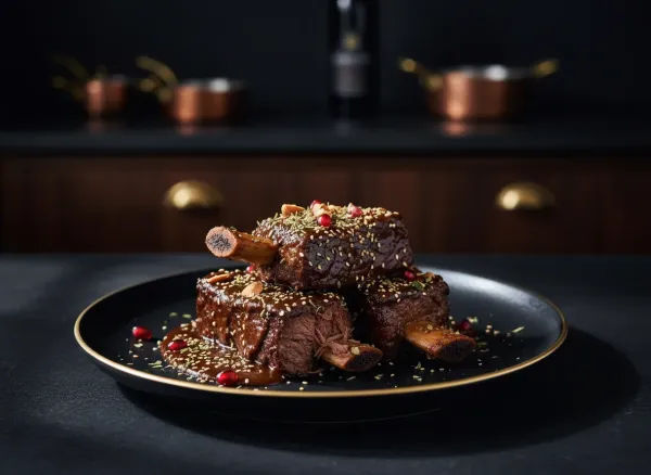 Mole Poblano Braised Short Ribs — Alternate view